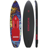 Skatinger Aurora Red Allround SUP Tahtası – Cesur, Kozmik, Dengeli