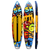 Skatinger Graffiti Yellow Touring SUP Tahtası – Karakter, Kontrast, Performans