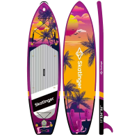 Skatinger Upgraded Sunrise Allround SUP Tahtası – Macera, Kayış, Tropik
