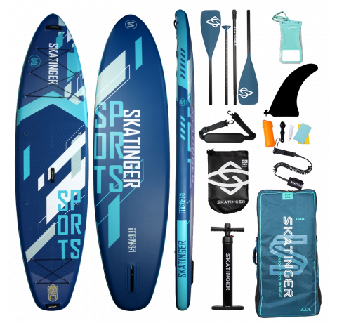 Skatinger Blue Sports Yoga SUP Tahtası – Denge, Stabilite, Kontrol