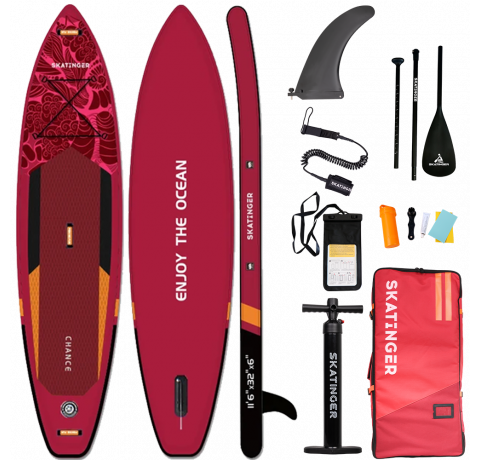 Skatinger Chance Red Allround SUP Tahtası – Çeviklik, Güç, Güvenilirlik