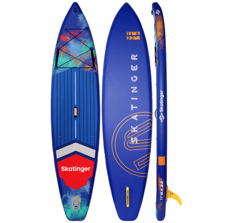 Skatinger Interstellar Blue Touring SUP Tahtası – Denge, Stil, Çok Yönlülük