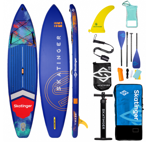 Skatinger Interstellar Blue Touring SUP Tahtası – Denge, Stil, Çok Yönlülük