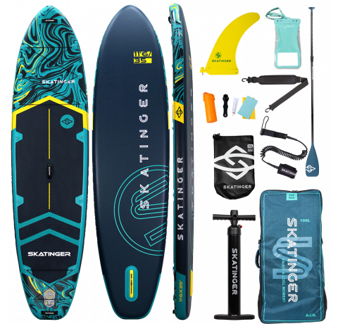 Skatinger Prana Dark Blue Allround SUP Tahtası – Stabilite, Tutuş ve Güven