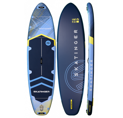 Skatinger Sky Blue Allround SUP Tahtası – Denge, Hassasiyet ve Konfor