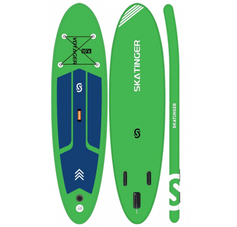 Skatinger Voyager Grass Green Allround SUP Tahtası – Enerji, Denge, Kontrol