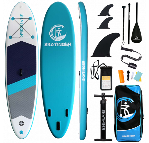 Skatinger Voyager Simple Blue Allround SUP Tahtası – Stil, Akıcılık, Konfor
