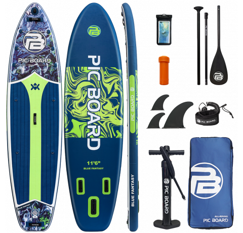 Skatinger Blue Fantasy Allround SUP Tahtası – Enerji, Konfor, Kontrol