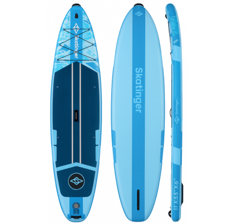 Skatinger Ice Age Blue Touring SUP Tahtası – Sakinlik, Netlik, Kontrol