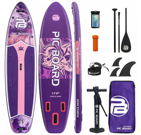 Skatinger Purple Fantasy Allround SUP Tahtası – Denge, Akış, Kontrol