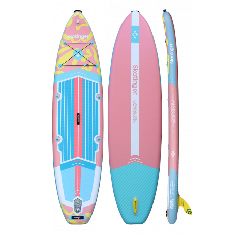 Skatinger White Night Glow SUP Tahtası – Stabilite, Konfor, Huzur