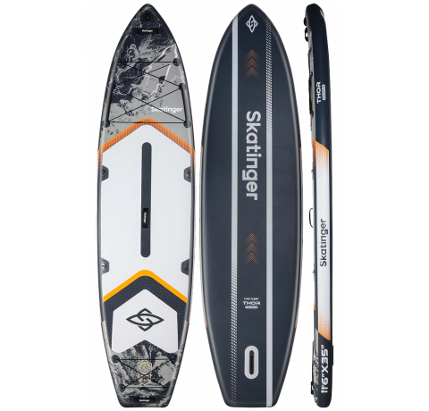 Skatinger Thor Grey Allround SUP Tahtası – Geniş, Stabil, Güçlü