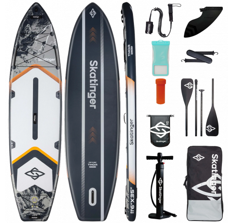 Skatinger Thor Grey Allround SUP Tahtası – Geniş, Stabil, Güçlü