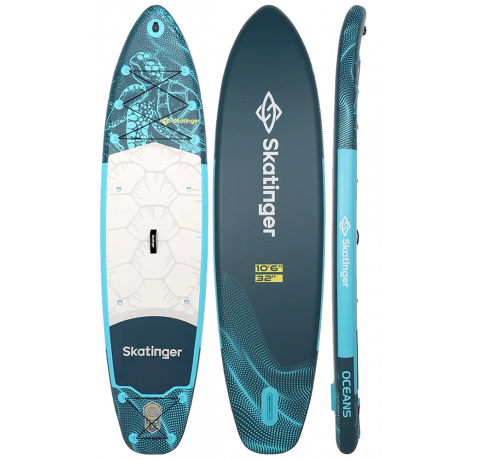 Skatinger Turtle Allround Paddle SUP Tahtası – Dayanıklılık, Konfor, Benzersizlik