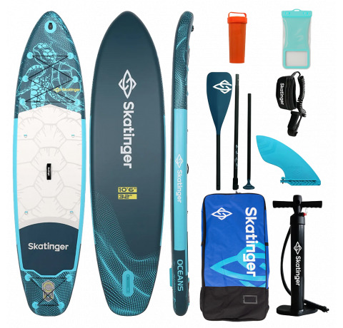 Skatinger Turtle Allround Paddle SUP Tahtası – Dayanıklılık, Konfor, Benzersizlik