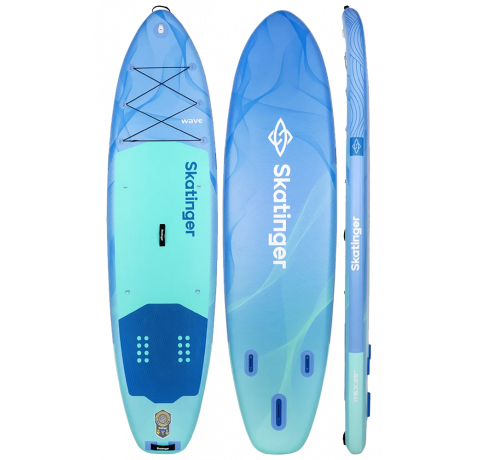 Skatinger Wave Blue Allround SUP Tahtası – Stabil, Güvenli, Güçlü