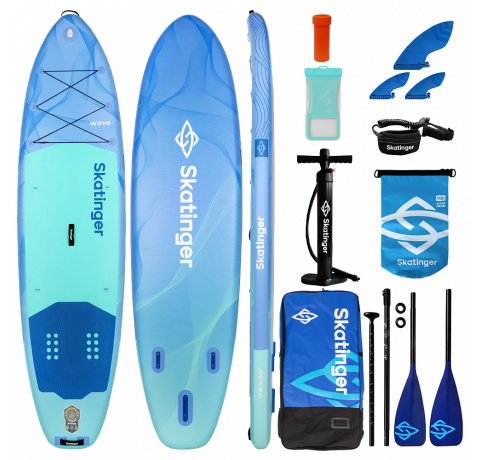 Skatinger Wave Blue Allround SUP Tahtası – Stabil, Güvenli, Güçlü