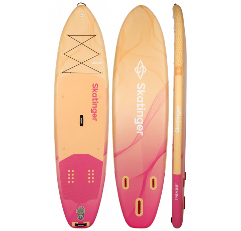 Skatinger Wave Yellow Allround SUP Tahtası – Şık, Dengeli, Güvenli